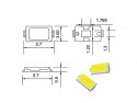 LED SMD 5730 Groen - 5,7x3x0,9mm (5 stuks)